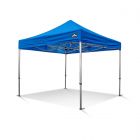 Grizzly GO-WORK50 Easy-up doorwerktent / partytent - 3x3 meter - aluminium frame - blauw doek