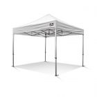 Grizzly GO-WORK Easy-up doorwerktent / partytent - 3x3 meter - staal frame - wit doek