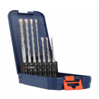 Hevu Tools 200 Hamerborenset - SDS-plus - V-Breaker (2 snijder) - 7-delig - cassette - 900.1010K