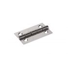 Dulimex Smalscharnier vaste RVS pen - rechte hoeken - RVS AISI 304