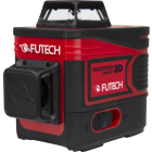 Futech MC3D Multicross 3D Compact Kruislijnlaser - rood - Li-Ion - 035.3DR