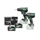 Hikoki KC18DEWJZ Combopack DS18DE + WR18DH - 2 x MV accu's - HSC III