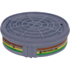 Delta Plus M6000 A1B1E1K1 Filterpatronen ABEK1 tbv M6200 of M6400 jupiter halfgelaatmasker - set á 2 stuks