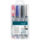 Pica Classic 520/04 Permanent marker in 4 kleuren - ronde punt - 1-4 mm - 4-delig