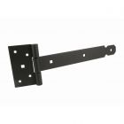 GB Kruisheng 600x40x4 mm - zware uitvoering - staal zwart epoxy - 17241931