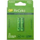 GP Recyko AAA - Oplaadbaar - 1.2 V - 2 stuks