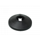 Mac Lean buis rozet - Ø22 mm - zwart - 2 stuks - 0700116