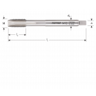 Rotec HSS-E OPTI machinetap metrisch doorlopend M12 - M20