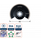 Rotec OS 85D4 Segmentzaagblad- Starlock - Diamant-Riff
