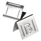 Borra® Voegklem voor lood - 40 mm - RVS - 100 stuks - 300100