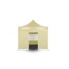 Grizzly GO-WORK Easy-up doorwerktent zijwand met ingang - 3 meter - zand