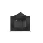 Grizzly GO-WORK Easy-up doorwerktent zijwand met raam - 3 meter - zwart