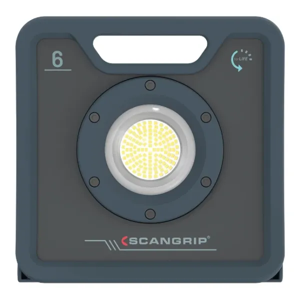Scangrip for LIFE Nova 6 LED bouwlamp - 6000 Lumen - 03.6203