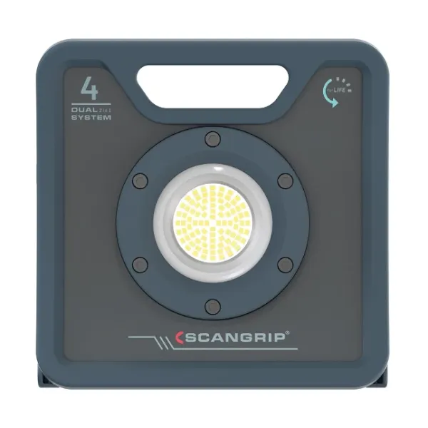 Scangrip for LIFE Nova 4 C+R LED bouwlamp - 4000 Lumen - oplaadbaar - 03.6204