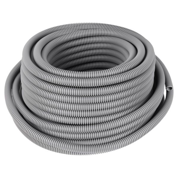 Installatiebuis Flexibel Ø5/8 - 16 mm grijs- 25 meter - 03.015.00