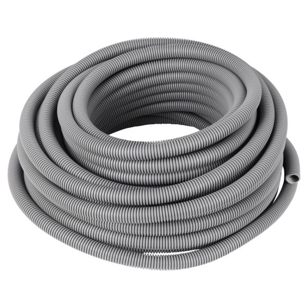 Installatiebuis Flexibel Ø3/4 - 19 mm grijs- 20 meter - 03.015.12