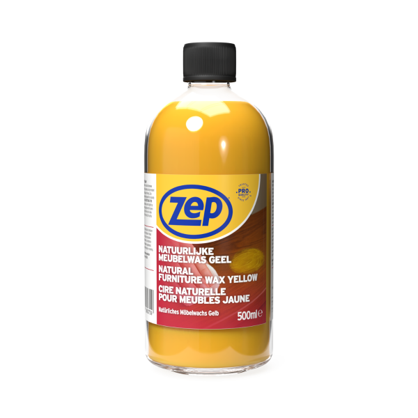 ZEP Natuurlijke meubelwas geel / naturel - 500 ml