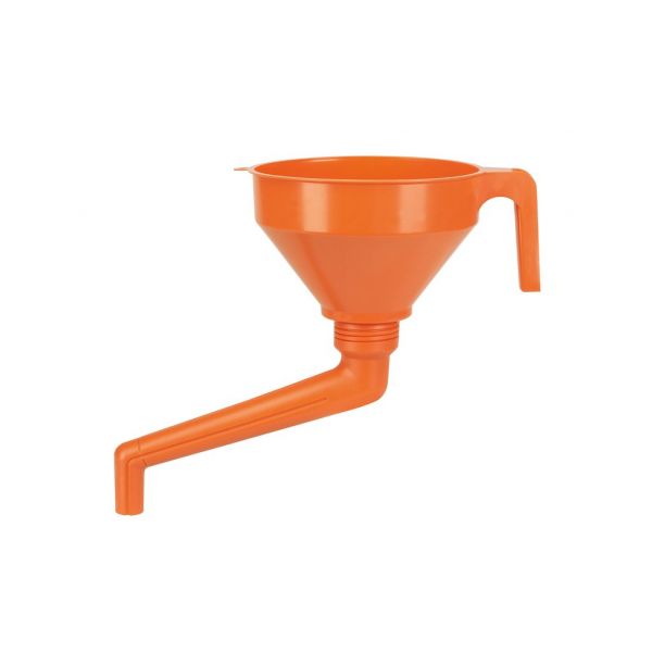Pressol HDPE combitrechter met zeef Ø160 mm - 1,2 liter - oranje - 02 562