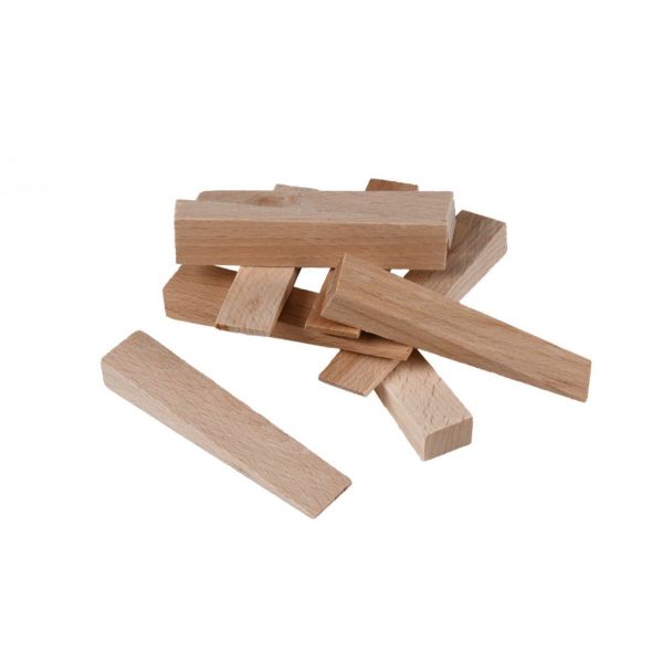 Mac Lean Spietjes / wiggen - 100x20x15 mm - hout - 32 stuks - 0700001