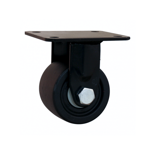 Novio serie 33-26 Bokwiel met plaatbevestiging - Ø75 mm - kogellager - kunststof - 333.066.266.000