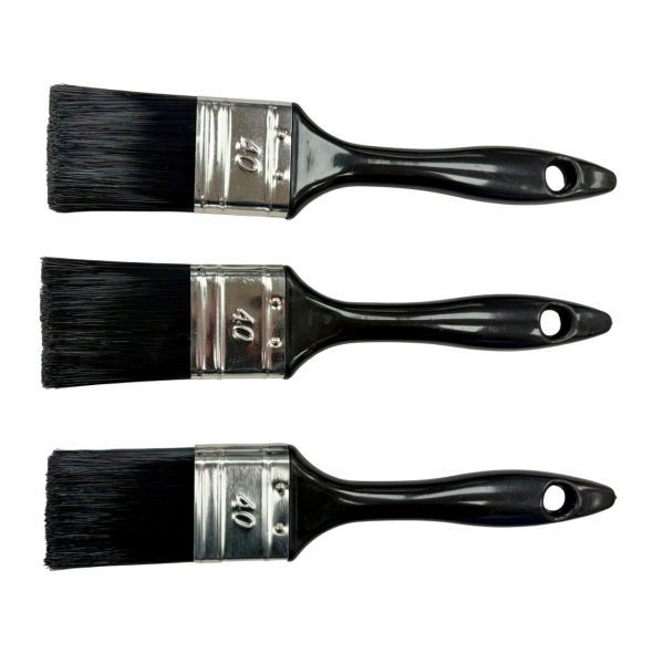 Hevu Tools Wegwerpkwast plat - 1,5 x 40 mm - 3 stuks - 1066260
