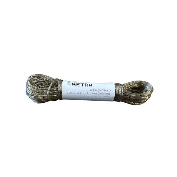 Betra Waslijndraad met stalen kern - 20 meter - Ø2,8 mm - transparant/grijs - 115009V