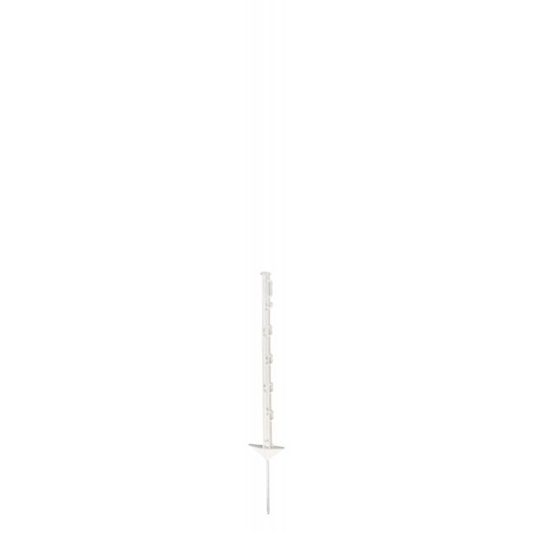 Koltec Afrastering paal - 75 cm - kunststof wit - 10 stuks - 162-80340-10