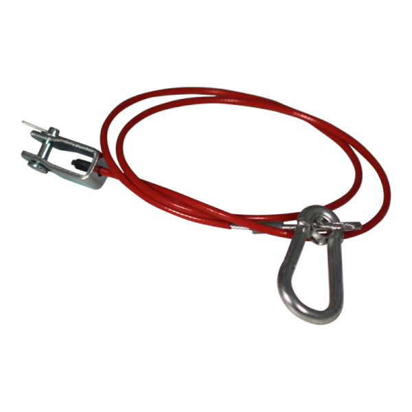 Novio Breekkabel gaffel met pen - 1055 mm - rood 