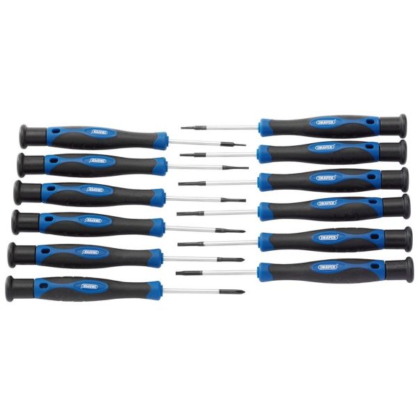 Draper Precisieschroevendraaierset - 12 delig - 28118