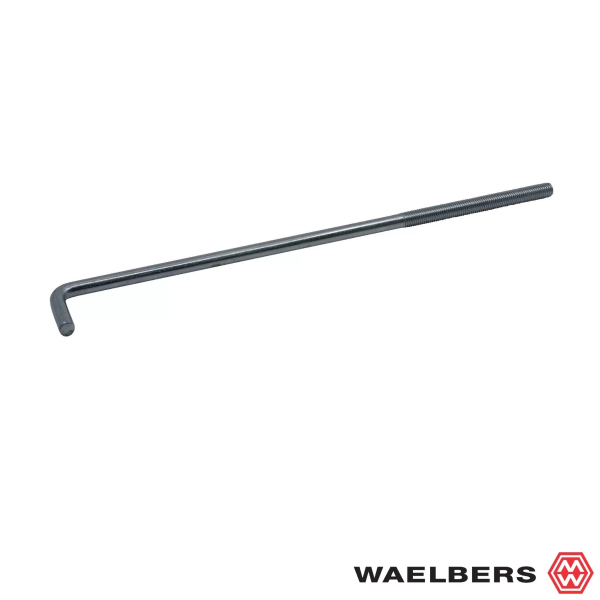 Waelbers Muurplaatanker M12 400x50 mm - staal - blauw gepassiveerd - 3231.35