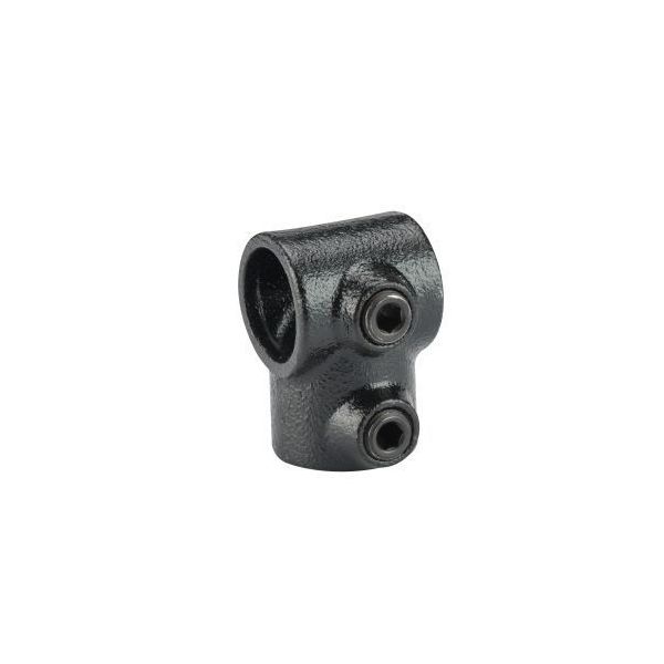 Mac Lean Koppelstuk T-doorvoer Ø42 mm - staal gegalvaniseerd zwart - 3400500