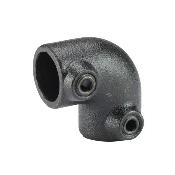 Mac Lean Koppelstuk hoekstuk 90° Ø42 mm - staal gegalvaniseerd zwart - 3400502