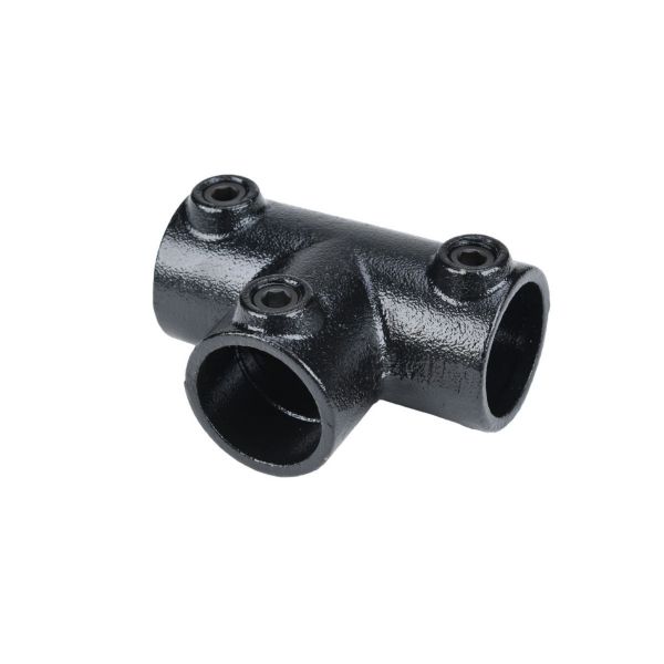 Mac Lean Koppelstuk T-stuk Ø42 mm - staal gegalvaniseerd zwart - 3400505