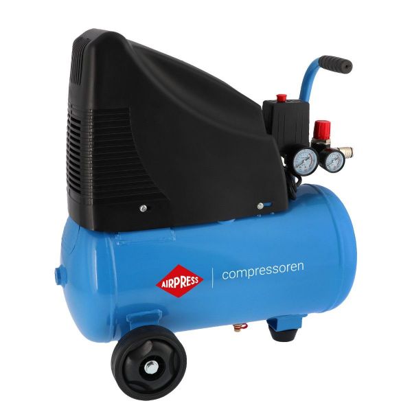 Airpress HLO 215-25 Compressor met 7-delige set - 215 l/min - 24 liter - 36741-K1