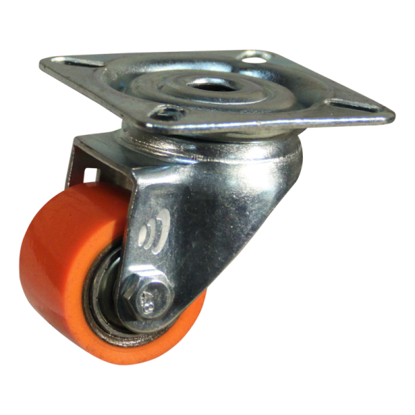 Novio serie 28-23 Zwenkwiel met plaatbevestiging - Ø50 mm - kogellager - PU/TPU - 228.036.236.025