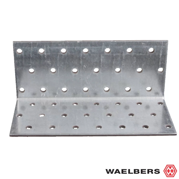 Waelbers Verbindingshoek 100x100x60 mm - staal - blauw gepassiveerd - 448484.11