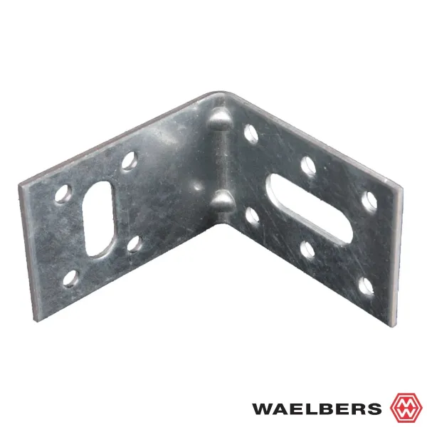 Waelbers Hoekanker met ril - 40x60x60 mm - staal verzinkt - 481424.24