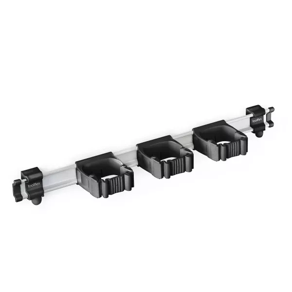 Toolflex One Aluminium wandstrip met 3 gereedschaphouders - 54 cm - Ø15-35 mm