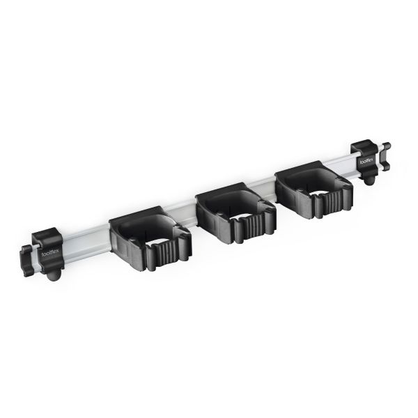 Toolflex One Aluminium rail met 3 gereedschapshouders - 540 mm - Ø15-35 mm - zwart