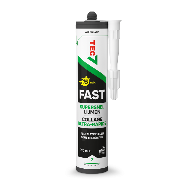 TEC7 FAST Montagekit / lijmkit - wit - 290 ml - 538206000