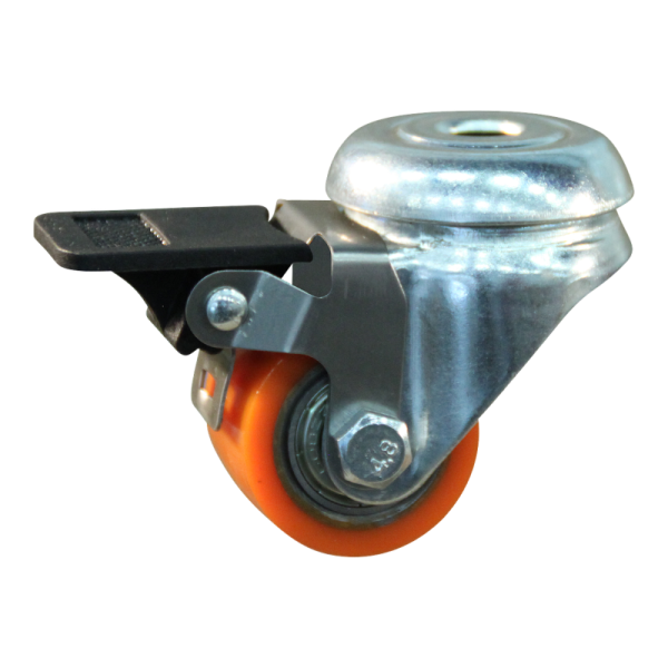 Novio serie 28-23 Zwenkwiel geremd met boutgat bevestiging - Ø35 mm - kogellager - PU/TPU - 228.036.230.625