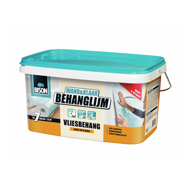 Bison WAND&KLAAR&reg; Behanglijm vliesbehang - 5 kg - 35 m&sup2; - 6302993