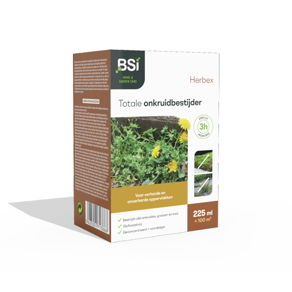 BSI Herbex onkruidbestrijder - 225 ml / 100 m² - 64223
