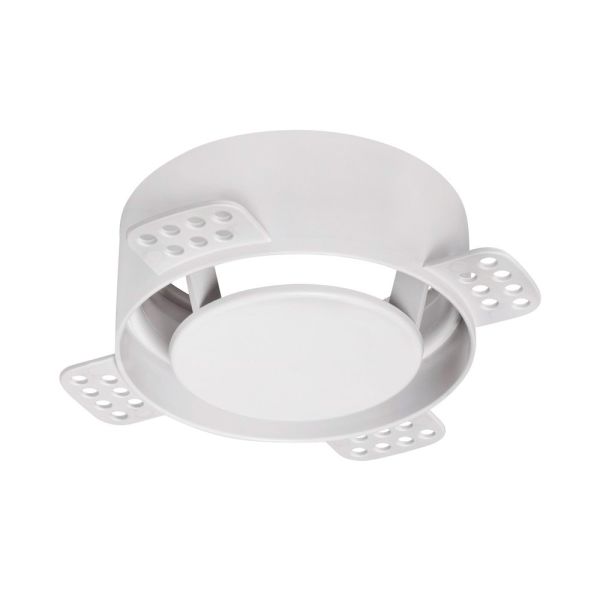 NoShow Instucbaar ventiel - rond - &Oslash;100 mm - toevoer/afvoer - wit 