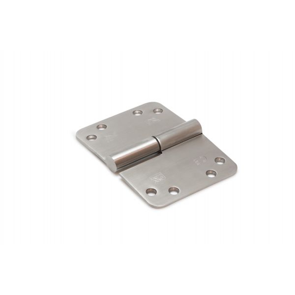 Dulimex Kogelstiftpaumelle SKG***® - ronde hoeken kantelaaf - RVS - 89x125 mm