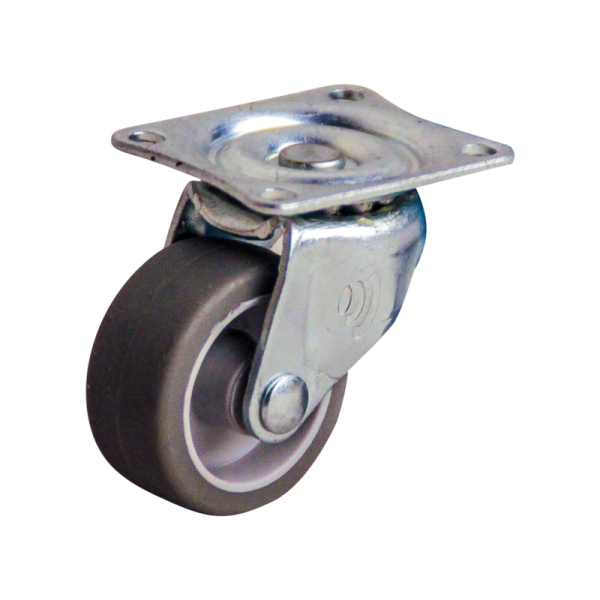 Novio serie 68-44 Zwenkwiel met plaatbevestiging - Ø32 mm - glijlager - rubber/TPE- 468.321.446.000