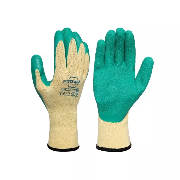Proway PWH-80891 Grip werkhandschoen - groen/geel