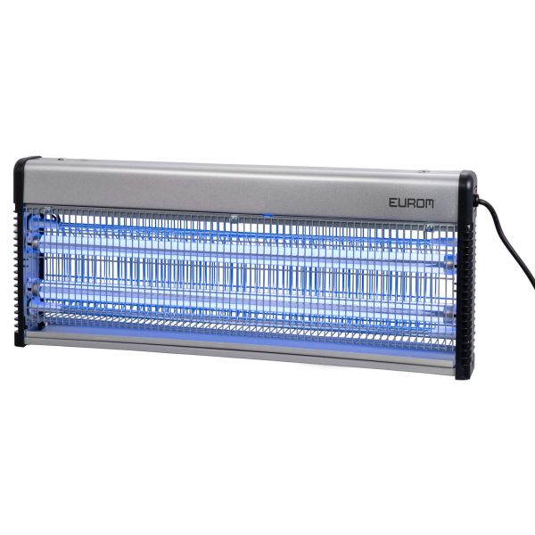 Eurom Fly Away Metal 40 LED Insectendoder / vliegenlamp - 2x10W - 150m² - 211399