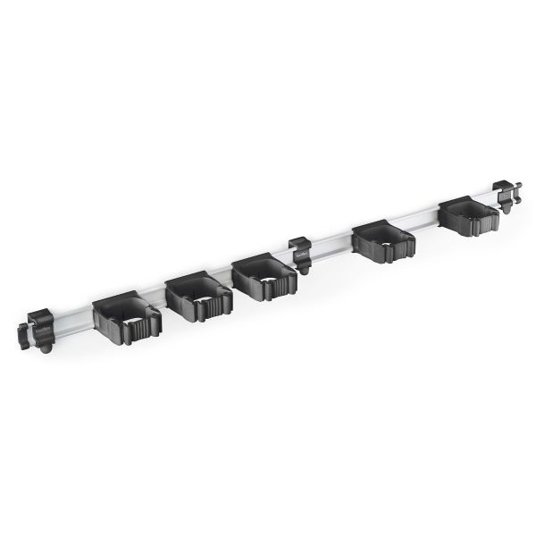 Toolflex ONE Aluminium rail met 5 gereedschapshouders - 940 mm - Ø15-35 mm - zwart