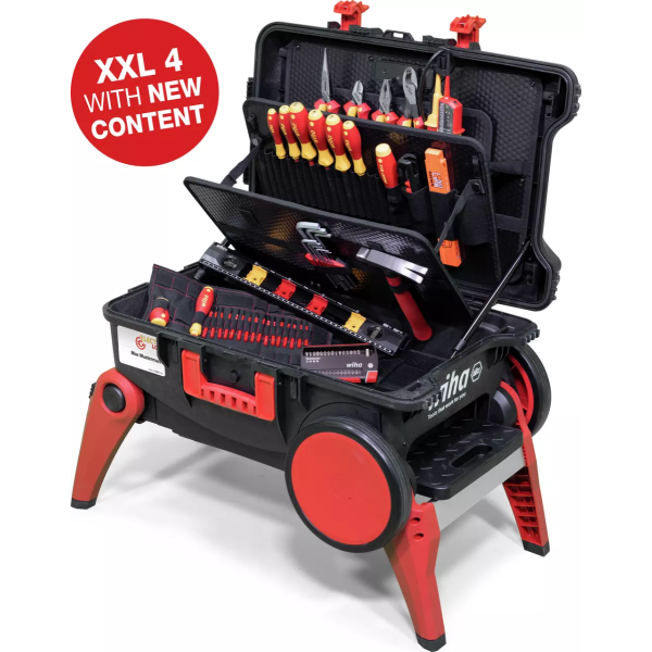 Wiha 9300-70104 Gereedschapskoffer Elektricien competente XXL 4 - 80 delig - 45734